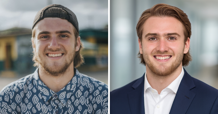 Business Photoshoot before and after example